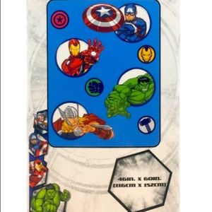 Avengers Multicolor Plush Microfiber Throw